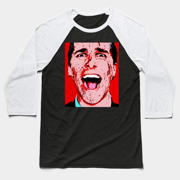 christian bale Baseball T-Shirt by oryan80